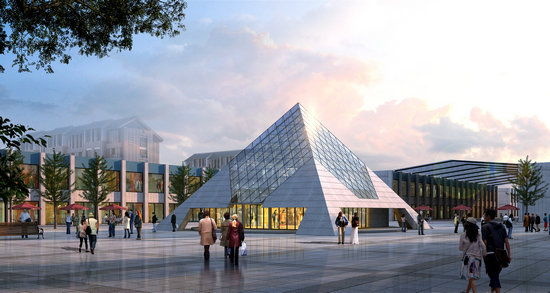 百色金字塔网架